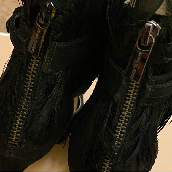 Michael Kors Vasha Suede Platform Open Toe Heels Size 5.5 - Picture 6 of 14